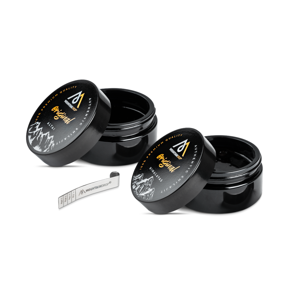 Altai and himalayan Shilajit